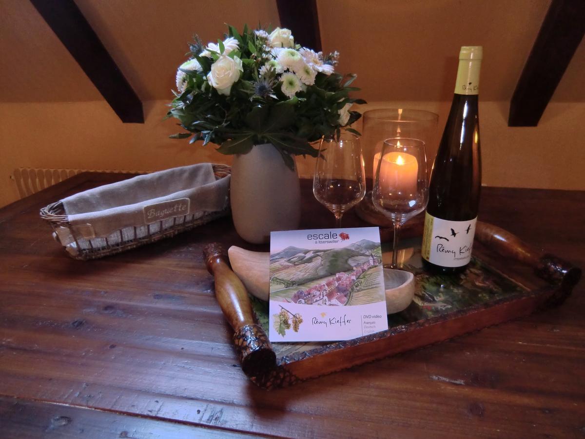Gite Fleur De Vignes Itterswiller Esterno foto